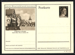 AK Gengenbach /Kinzigtal, Platz Mit Oberem Tor, Ganzsache Lernt Deutschland Kennen  - Postcards