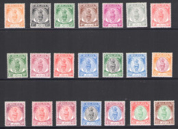 1950-56 Malaysian States PERAK - Stanley Gibbons N. 128/148 - Serie Di 21 Valori - MNH** - Sonstige & Ohne Zuordnung