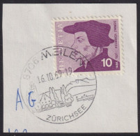 Werbedatumstempel K146a  "Meilen Zürichsee"        1969 - Postmark Collection