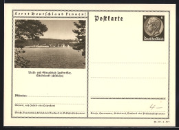 AK Schönlanke /Ostbahn, Wald- Und Strandbad Zasker-See, Ganzsache Lernt Deutschland Kennen  - Cartes Postales