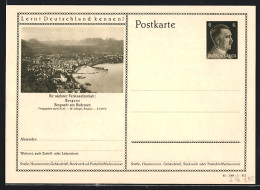 AK Bregenz, Blick Auf Die Bergstadt Am Bodensee, Ganzsache Lernt Deutschland Kennen  - Postcards