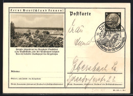 AK Neustädtel, Bergsee Filzteich, Ganzsache Lernt Deutschland Kennen  - Postcards