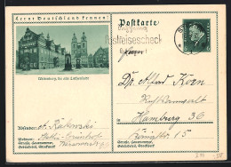 AK Wittenberg, Marktplatz Mit Rathaus, Ganzsache Lernt Deutschland Kennen  - Cartes Postales