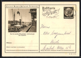 AK Mannheim, Hafenanlagen, Rheinkai, Ganzsache Lernt Deutschland Kennen  - Postcards