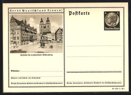 AK Wittenberg, Platz Mit Kirche Und Denkmal, Ganzsache Lernt Deutschland Kennen  - Postcards