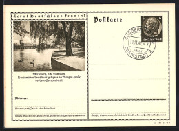 AK Merseburg, Gotthardteich, Ganzsache Lernt Deutschland Kennen  - Postcards