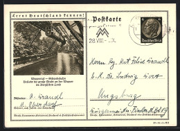 AK Wuppertal, Schwebebahn, Ganzsache Lernt Deutschland Kennen  - Postcards