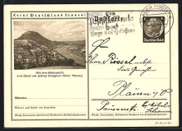 AK Königstein /Sächs. Schweiz, Stadt, Festung Und Elbe, Ganzsache Lernt Deutschland Kennen  - Postcards