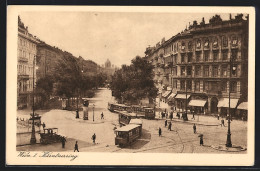 AK Wien I, Ringstrasse, Strassenbahnen Auf Dem Kärntnerring  - Andere & Zonder Classificatie