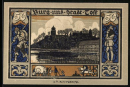Notgeld Gleiwitz, 50 Pfennig, Burg Und Stadt Mit Flusspartie  - [11] Local Banknote Issues