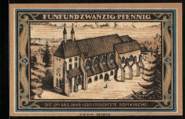 Notgeld Glogau /Schlesien, 25 Pfennig, Herzog Konrad II. Und Die Domkirche  - [11] Emissions Locales