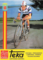 Vélo - Cyclisme - Coureur Cycliste  Andres Mira Soto - Team Teka - 1982 - Cycling