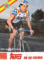 Vélo - Cyclisme - Coureur Cycliste José Angel Gomez Rivero - Team Teka - 1988 - Cyclisme