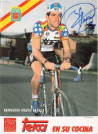 Vélo - Cyclisme - Coureur Cycliste  Bernado Mazon Blanco - Team Teka - 1988 - Ciclismo