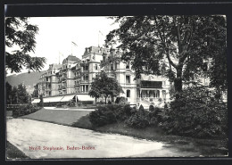 AK Baden-Baden, Hotel Stephanie  - Baden-Baden