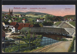 AK Forbach I. Murgtal, Totalansicht, Alte Brücke, Bahnhof  - Forbach