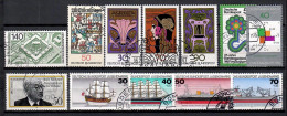 BRD 1977, MiNr. 921, 922, 923 - 25, 926, 927, 928, 929 - 932, Gestempelt; A-3121 - Used Stamps