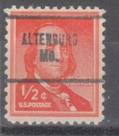 USA Precancel Vorausentwertungen Preo Locals Missouri, Altenburg 704 - Precancels