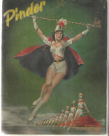 PROGRAME CIRQUE PINDER 1954  21  X 26.5 CM - Programs