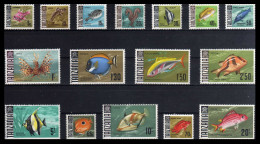 1967 - Tanzania - Scott Nº 19 / 34 - Completo - Lujo - MNH - Tansania (1964-...)