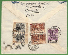 Ad0977 - GREECE - Postal History -  AIRMAIL COVER To ITALY 1942 - Lettres & Documents