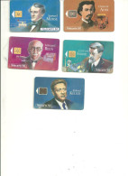 TELECARTES  (Lot 31 ) : Collection LES GRADES FIGURES  DES TELECOMMUNICATIONS ( Voir Les Scans ) - 1993