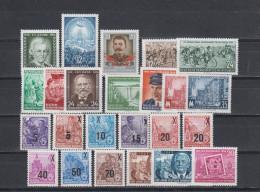 DDR Jahrgang 1954  **kpl.ohne Block10 - Unused Stamps