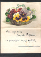 OUDE BRIEF AAN BROEDER TER GELEGENHEID VAN ZIJN HUWELIJK - LEBBEKE 18/10/1941 (OD 274) - Wedding