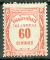 France  Taxe  Yv  58  * *  TB   - 1859-1959 Postfris