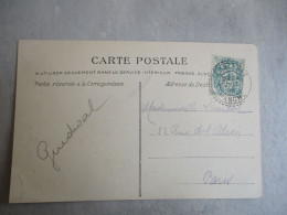 CARTERET MANCHE  FACTEUR BOITIER BUREAU DISTRIBUTION - 1877-1920: Semi-moderne Periode