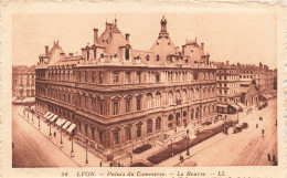 FRANCE - Lyon - Palais Du Commerce - La Bourse - L L - Animé - Carte Postale Ancienne - Autres & Non Classés