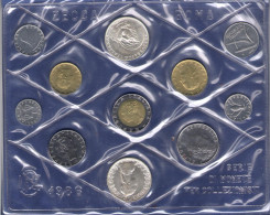 1986 Italia - Monetazione Divisionale Annata Completa 11 Valori - FDC - Jahressets & Polierte Platten