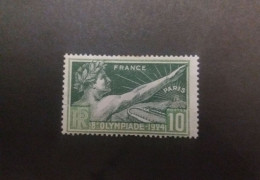 FRANCE FRANCIA 1924 JEUX OLYMPIQUES CAT. YVERT. 183 MNHL - Unused Stamps