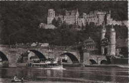 72168 - Heidelberg - Alte Neckarbrücke Und Schloss - Ca. 1960 - Heidelberg