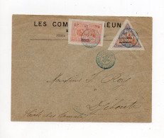 !!! COTE DES SOMALIS, LETTRE DE DJIBOUTI DE 1902 POUR DJIBOUTI - Lettres & Documents