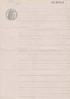 Timbres Fiscaux - Papier Timbré Ligné 8 Francs Filigrane Etat Français R 1943 - Neuf Plis - Andere & Zonder Classificatie