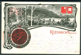 11059 KUSSNACHT (Schwyz)   - Hohle Gasse  - Panorama - Litho - Sonstige & Ohne Zuordnung