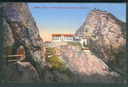 11069 PILATUS - Hotel Bellevue Mit Esel (2122 M) - Arrivé Du Funiculaire - Autres & Non Classés