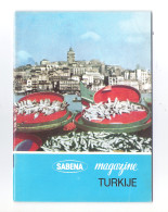 SABENA MAGAZINE - NEDERLANDS - NR 68 - OKTOBER 1967 -  TURKIJE  (OD 278 C) - Tourism Brochures