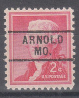 USA Precancel Vorausentwertungen Preo Locals Missouri, Arnold 729 - Vorausentwertungen