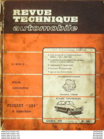 Revue Technique Automobile Peugeot 504 Injection Simca 1501 1967/1969   N°285 - Auto/Moto