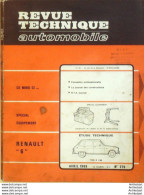 Revue Technique Automobile Renault 6 Type R 1180   N°276 - Auto/Moto