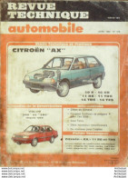 Revue Technique Automobile Citroen AX 10/11/14 Volvo 340/360 1983   N°478 - Auto/Moto