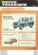 Revue Technique Automobile Toyota Land Cruiser Renault Alpine 310   N°493 - Auto/Motor