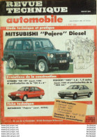 Revue Technique Automobile Mitsubishi Pajero Citroen BX19 Peugeot 405   N°517 - Auto/Motor