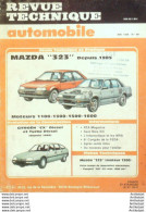 Revue Technique Automobile Mazda 323 Citroen Cx Seat Ibiza   N°491 - Auto/Motor