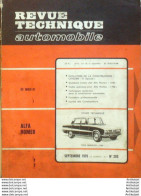 Revue Technique Automobile Alfa Roméo Citroen Ds   N°293 - Auto/Moto