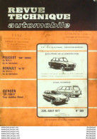 Revue Technique Automobile Citroen CX 2200 & 2500D   N°369 - Auto/Motorrad