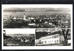 AK Munderfing, Schule, Totale  - Autres & Non Classés