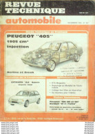 Revue Technique Automobile Peugeot 405 Citroen AX Peugeot 405   N°497 - Auto/Motor